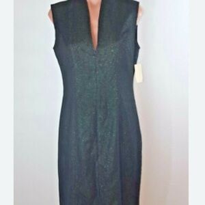 Coldwater Creek Black shimmering Midi Dress